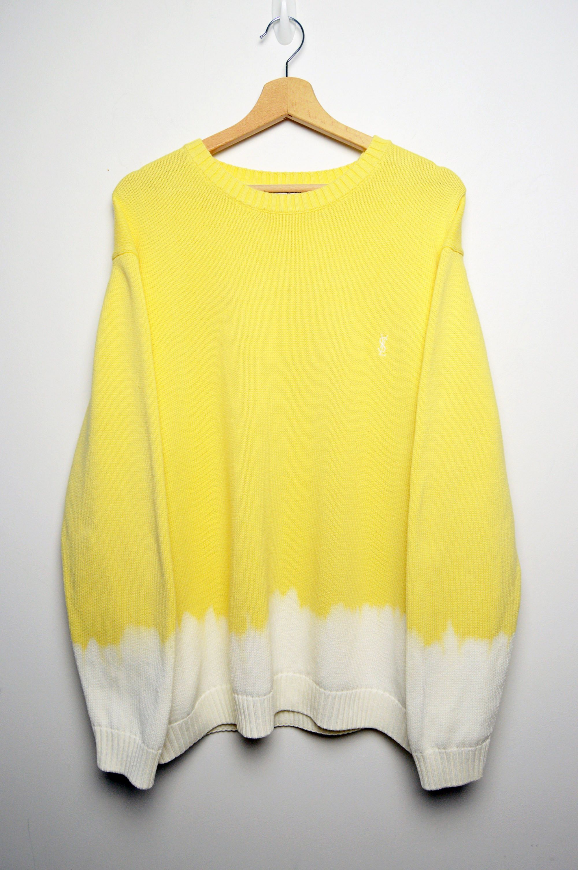 Yves Saint Laurent YSL vintage sweater l-lx tie dye Size US L / EU 52-54 / 3 - 1 Thumbnail