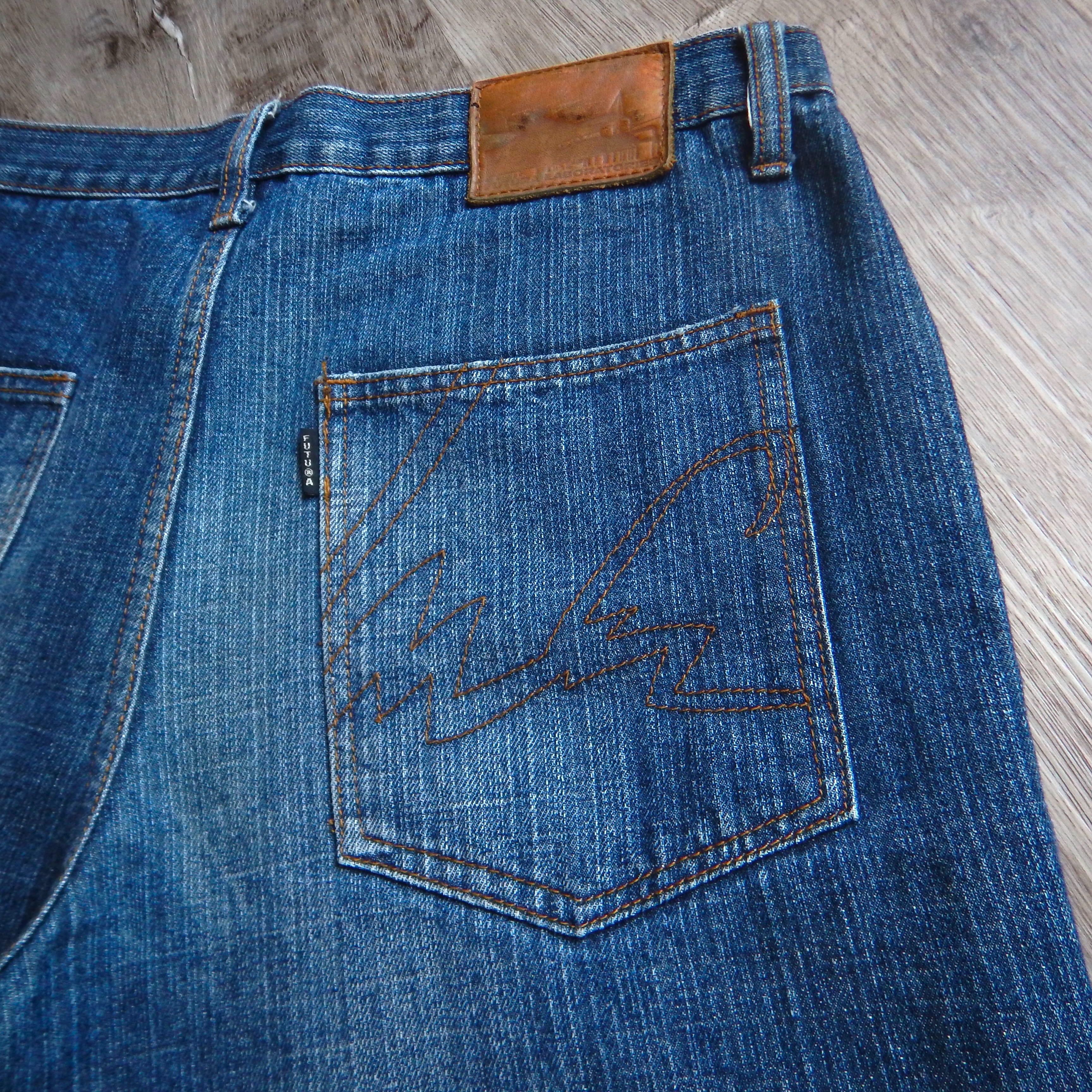 Futura Mid 2000s Futura Pointman / Embroidered Logo Denim Size US 34 / EU 50 - 4 Thumbnail