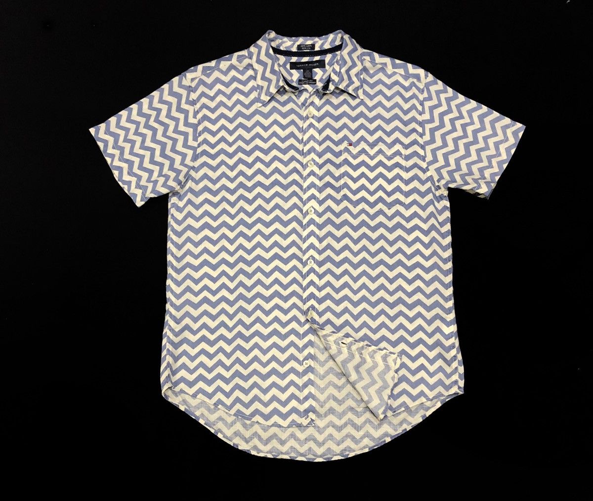 Tommy Hilfiger Tommy Hilfiger Short Sleeves Shirt 100% Linen Size US L / EU 52-54 / 3 - 1 Thumbnail