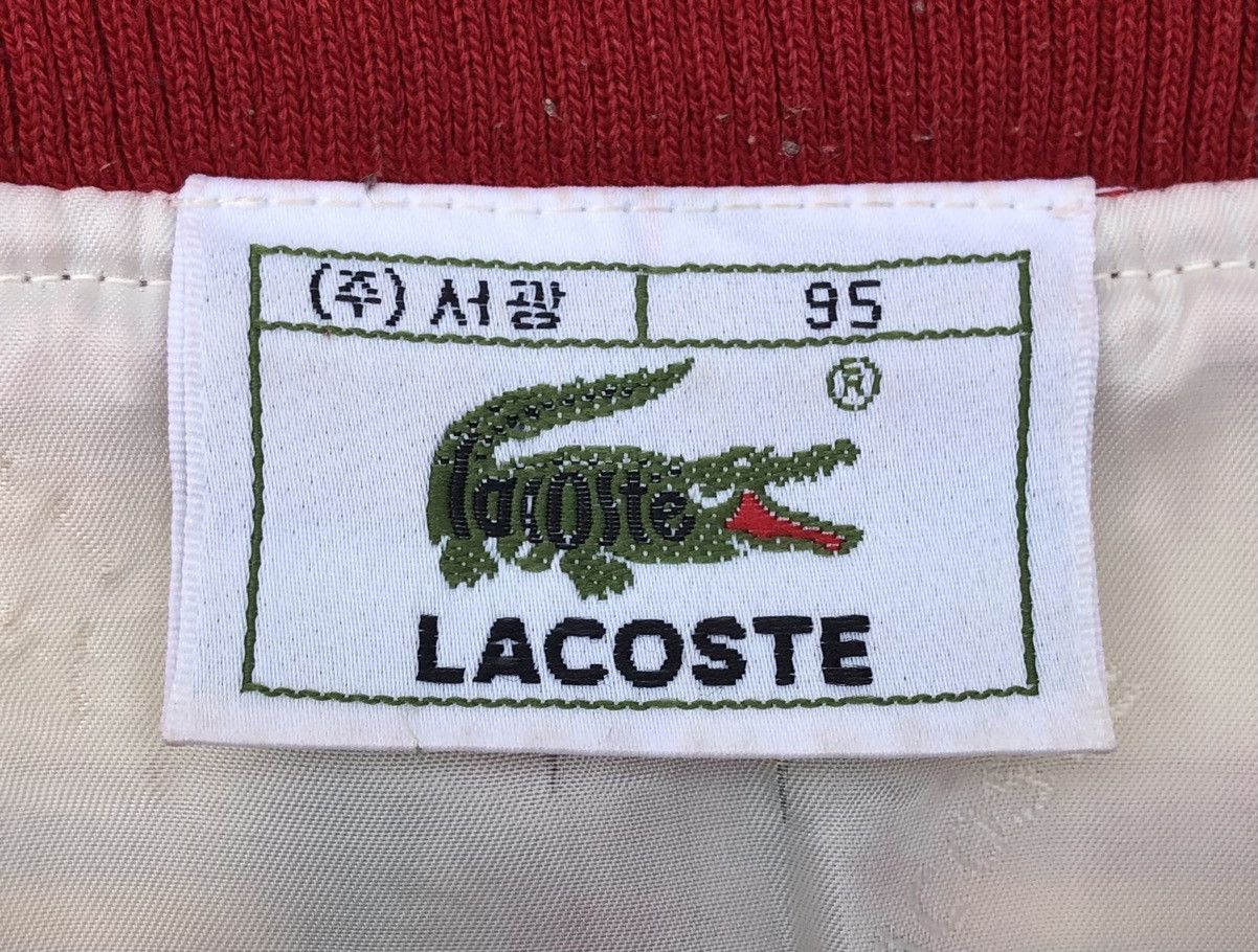 Lacoste Vintage Lacoste Bomber Jacket Size US S / EU 44-46 / 1 - 17 Thumbnail