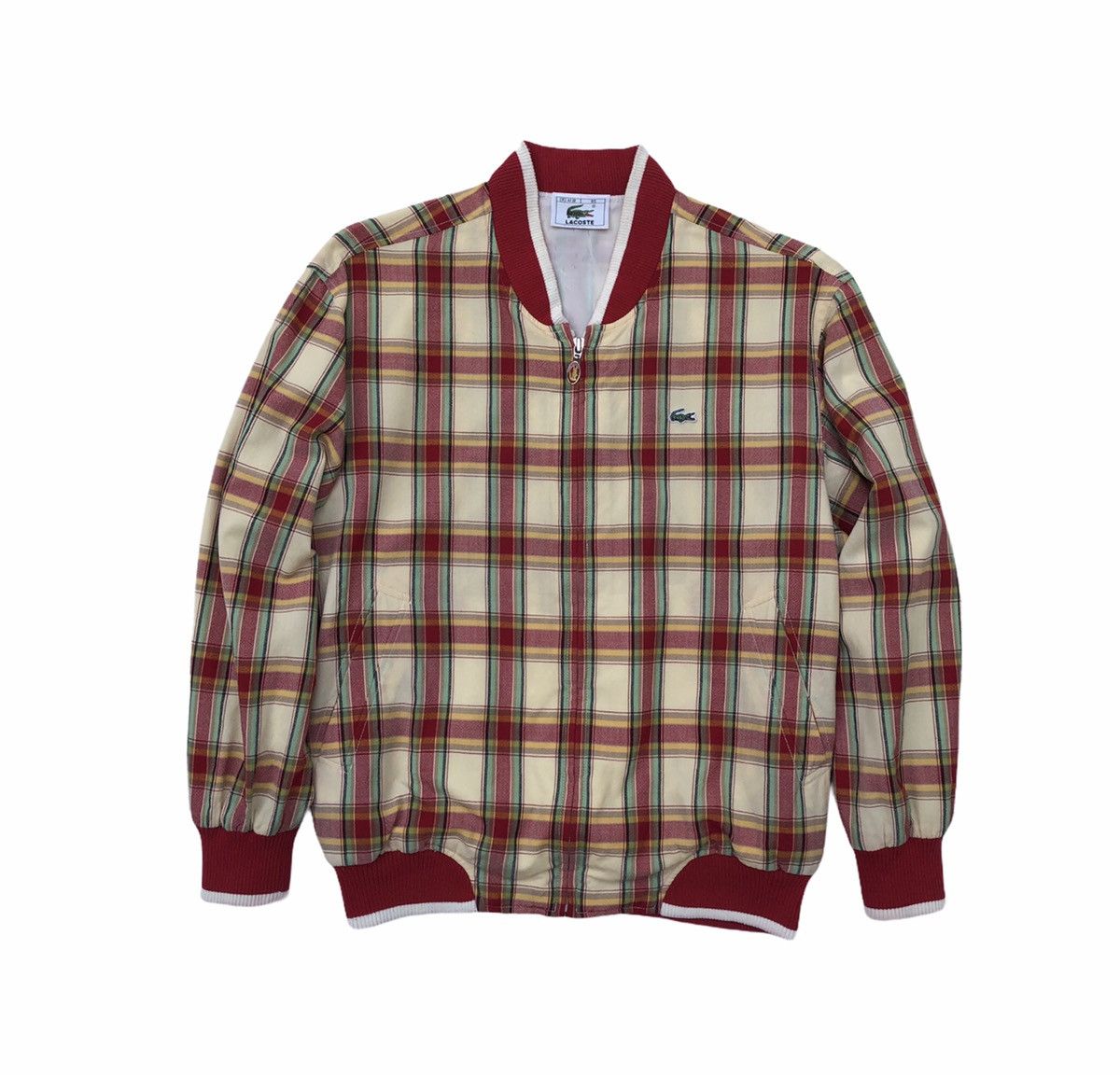 Lacoste Vintage Lacoste Bomber Jacket Size US S / EU 44-46 / 1 - 5 Thumbnail