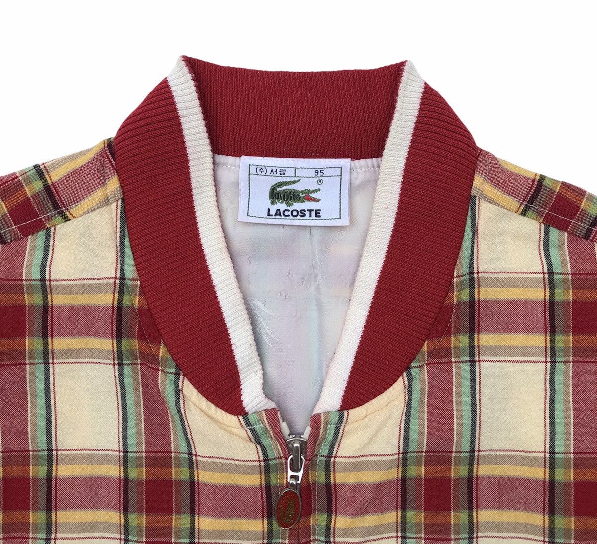 Lacoste Vintage Lacoste Bomber Jacket Size US S / EU 44-46 / 1 - 10 Thumbnail