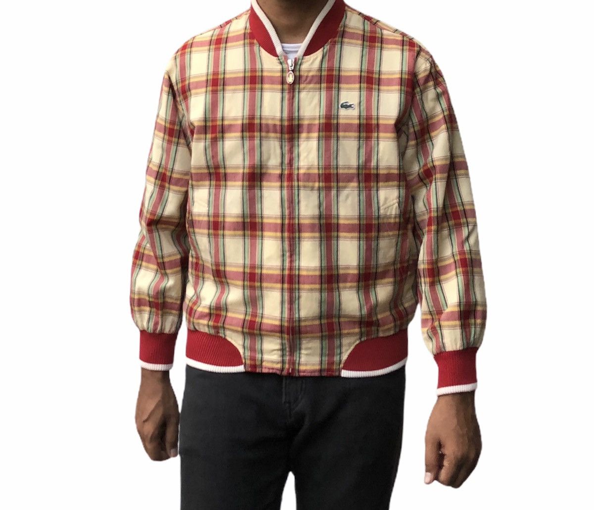 Lacoste Vintage Lacoste Bomber Jacket Size US S / EU 44-46 / 1 - 2 Thumbnail