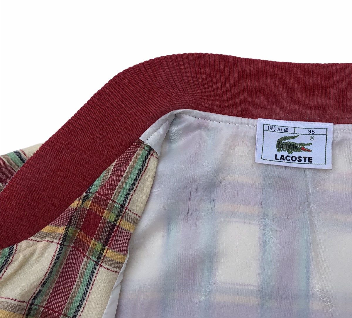 Lacoste Vintage Lacoste Bomber Jacket Size US S / EU 44-46 / 1 - 16 Thumbnail