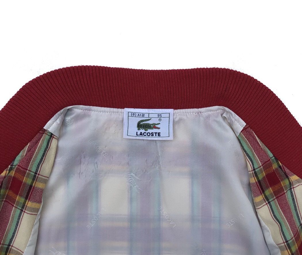 Lacoste Vintage Lacoste Bomber Jacket Size US S / EU 44-46 / 1 - 15 Thumbnail