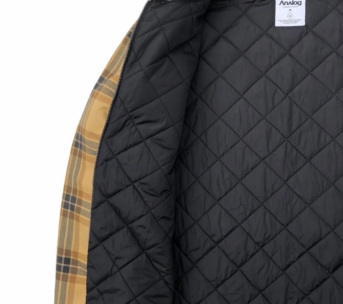 Analog Analog Checkered Sleeve Hoodie Puffer Jacket Size US M / EU 48-50 / 2 - 7 Thumbnail