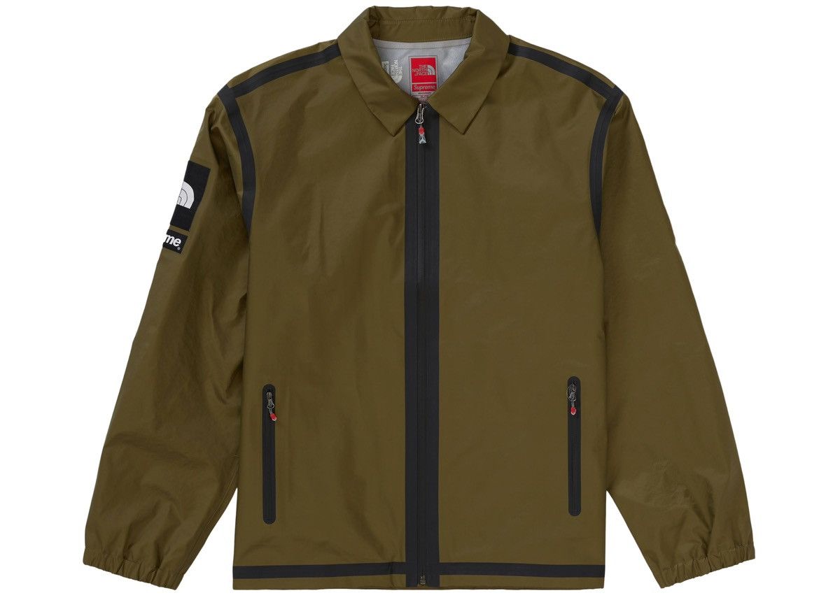image of Supreme The North Face Summit Series Outer Tape Seam Jacket in Olive, Men's (Size Medium)