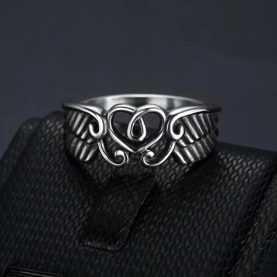 Jewelry Creative Handmade Love Heart Ring Size ONE SIZE - 2 Thumbnail