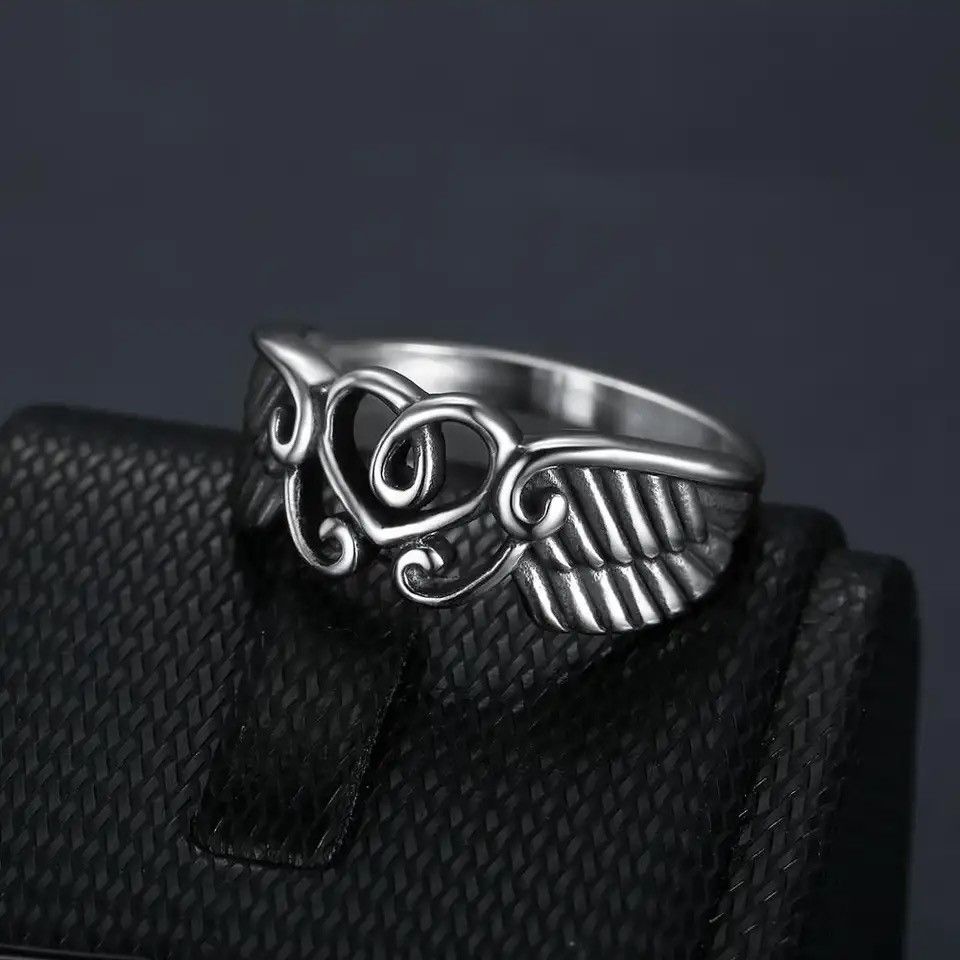 Jewelry Creative Handmade Love Heart Ring Size ONE SIZE - 1 Thumbnail