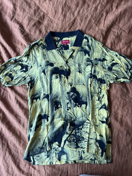 Supreme Supreme SS14 Short Sleeve Button Down Paisley Shirt Mens M