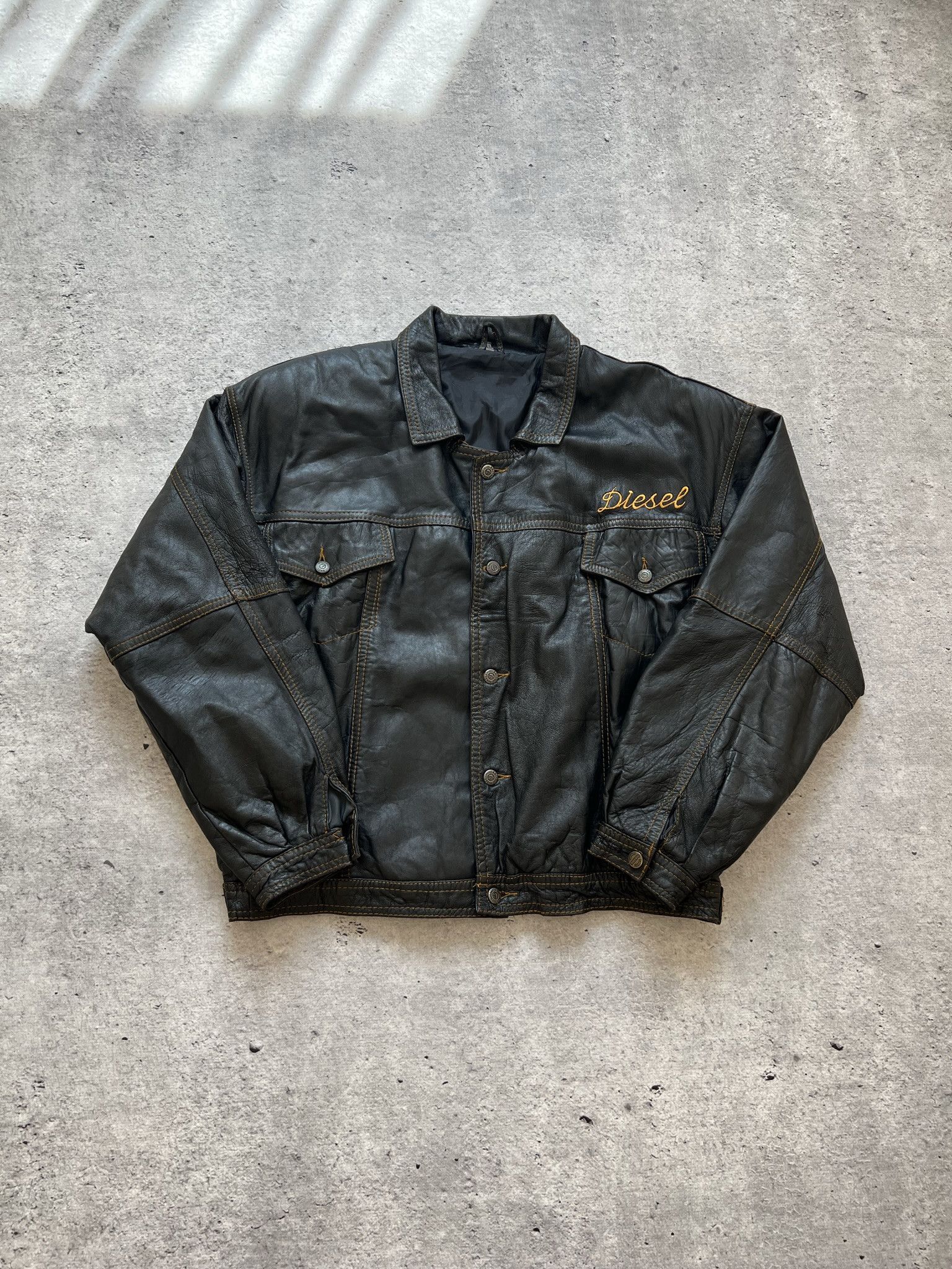 Vintage Diesel Button Up Jacket Size M