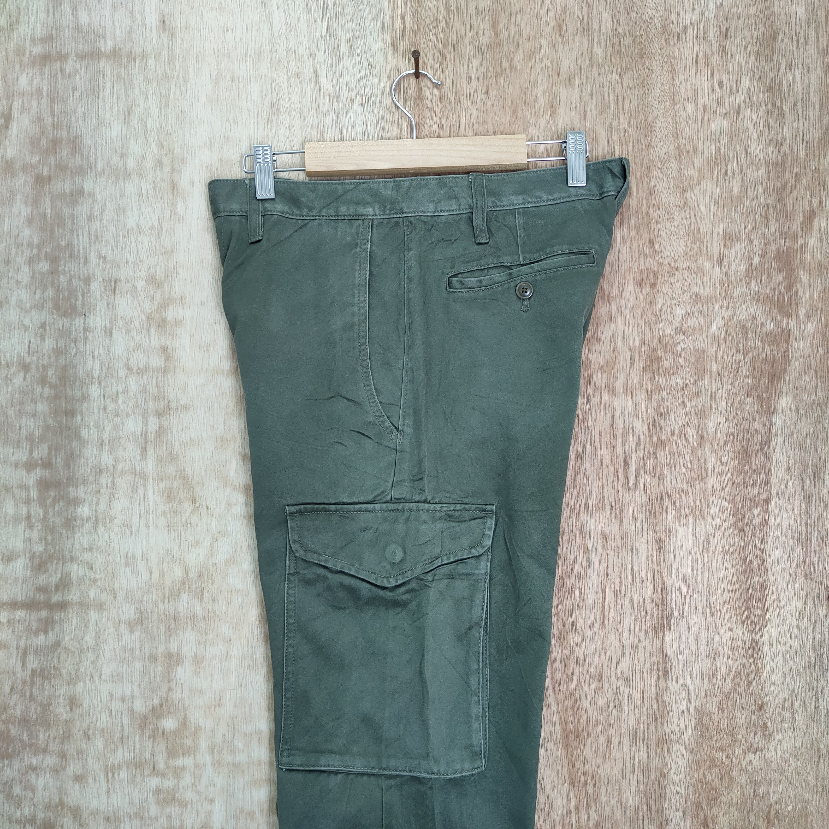 Japanese Brand JAPANESE GREEN CARGO PANTS / TACTICAL PANTS Size US 29 - 11 Thumbnail