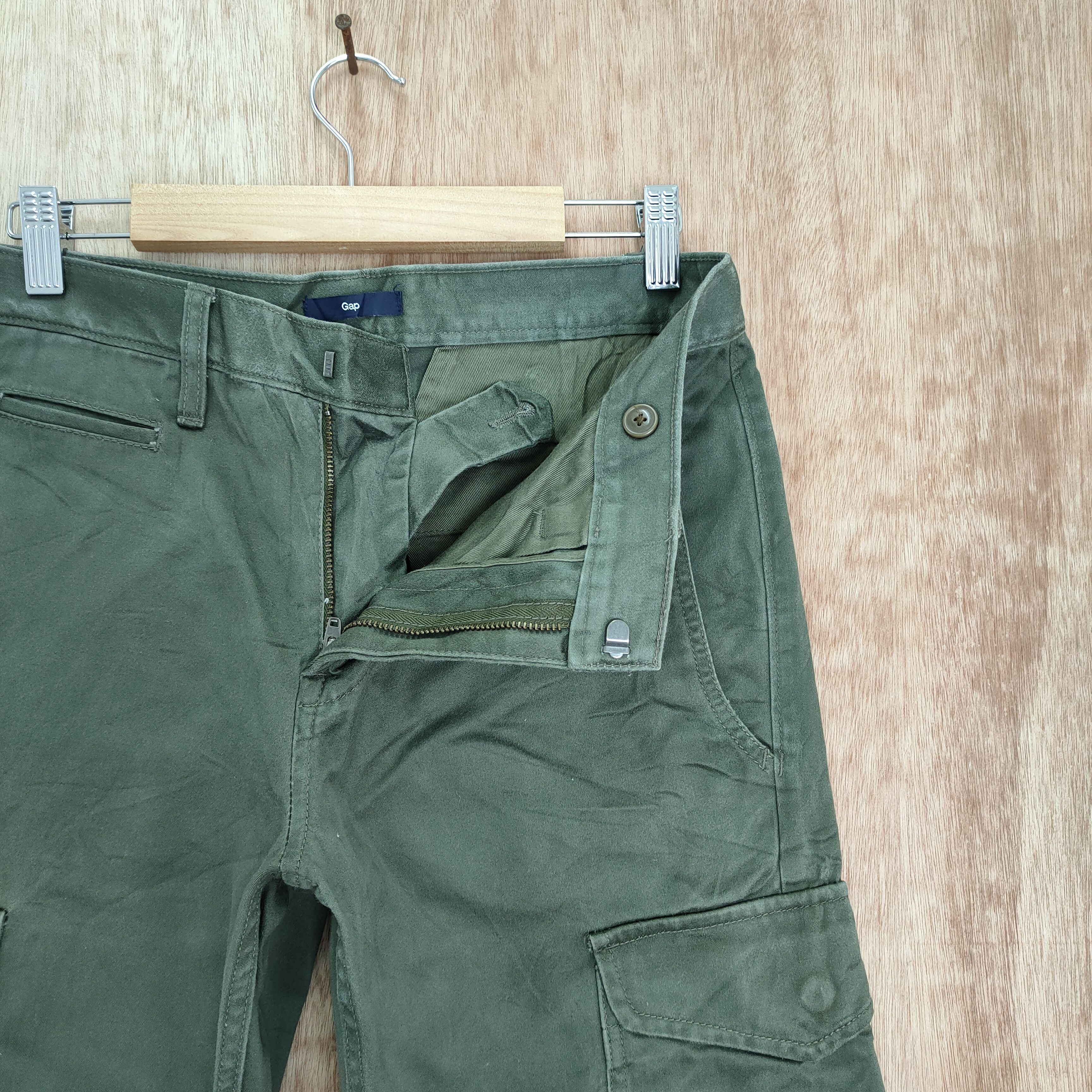 Japanese Brand JAPANESE GREEN CARGO PANTS / TACTICAL PANTS Size US 29 - 6 Thumbnail