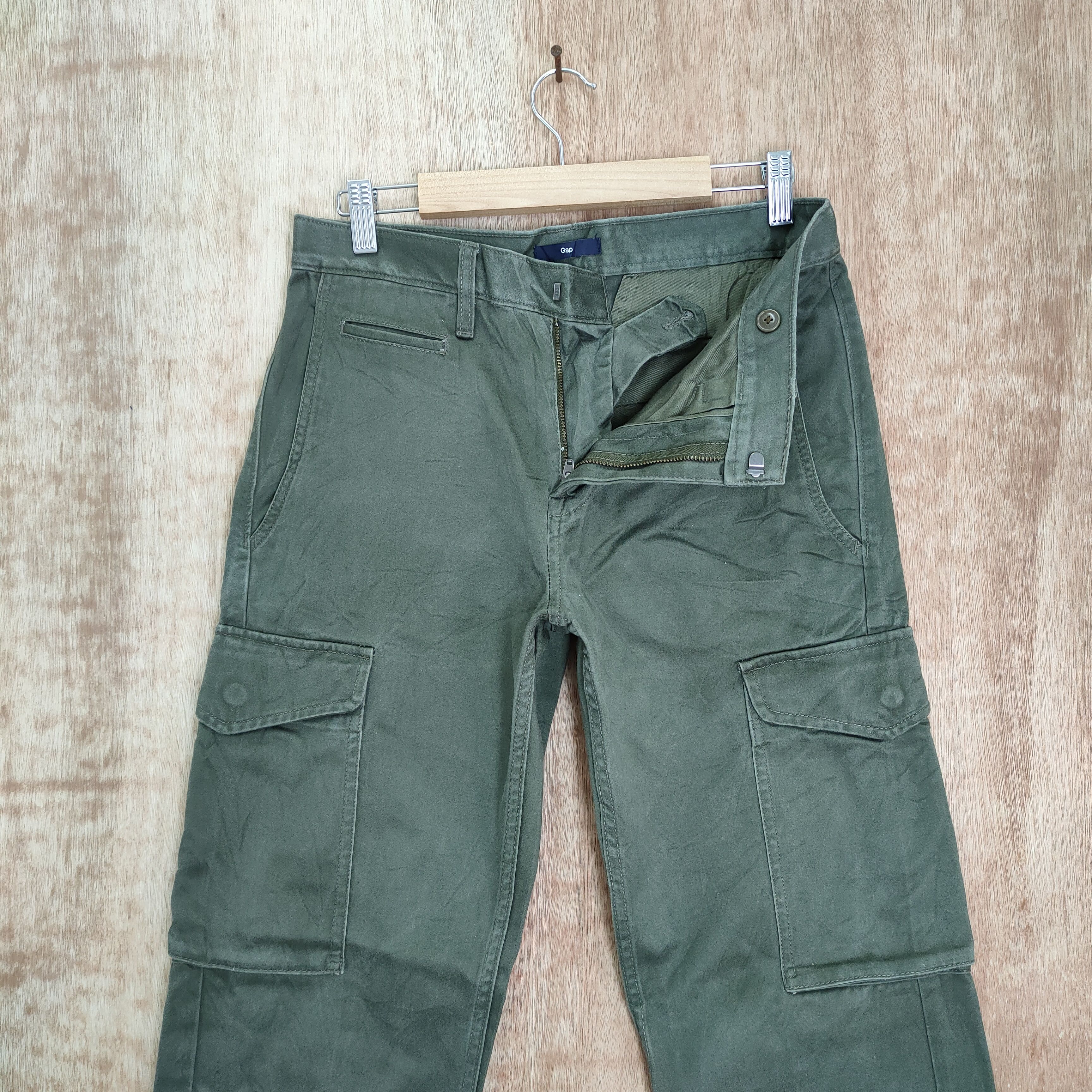 Japanese Brand JAPANESE GREEN CARGO PANTS / TACTICAL PANTS Size US 29 - 4 Thumbnail
