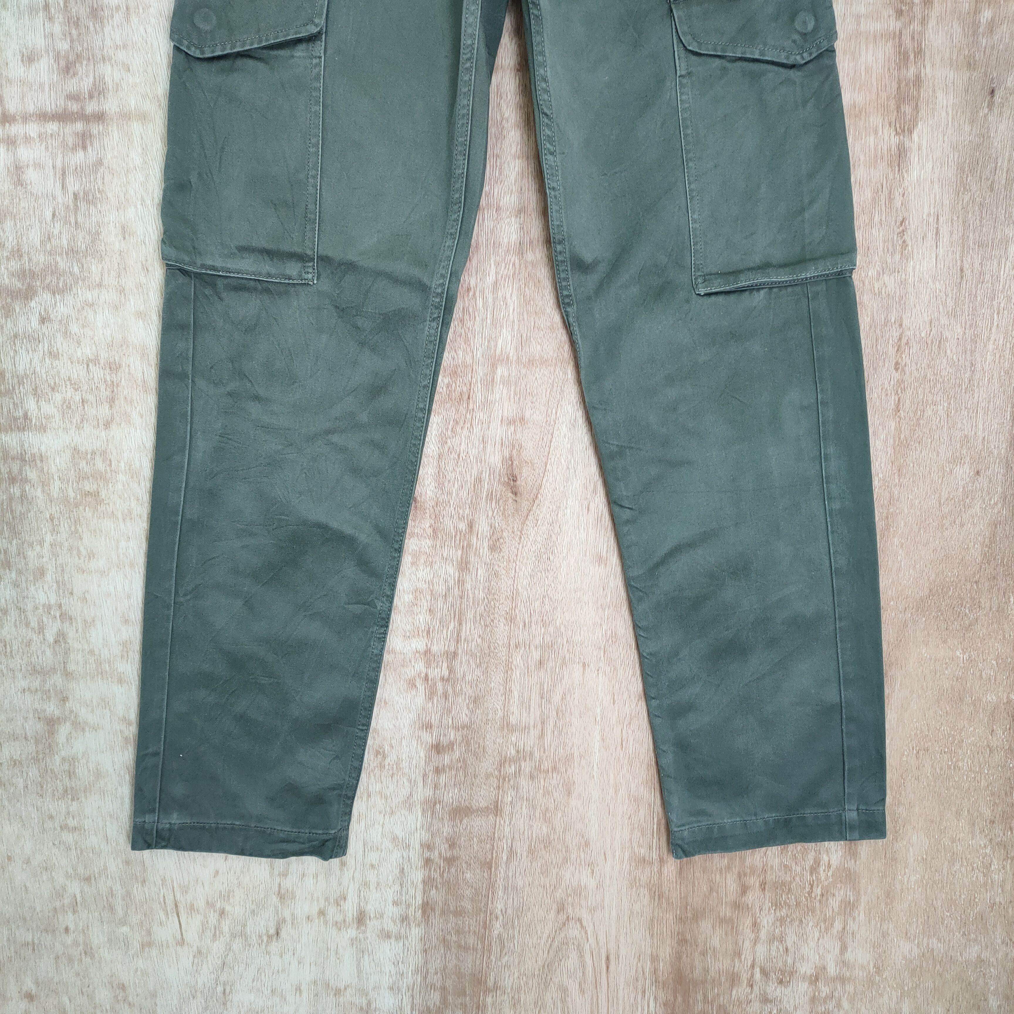Japanese Brand JAPANESE GREEN CARGO PANTS / TACTICAL PANTS Size US 29 - 5 Thumbnail