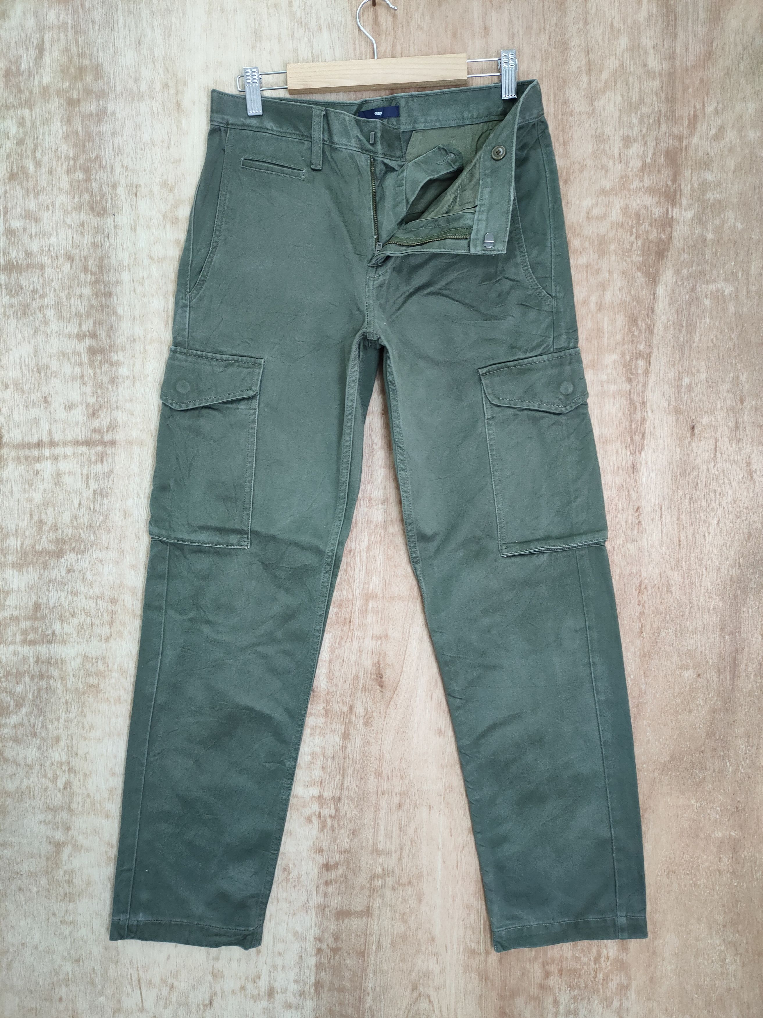 image of Japanese Green Cargo Pants / Tactical Pants, Men's (Size 29)