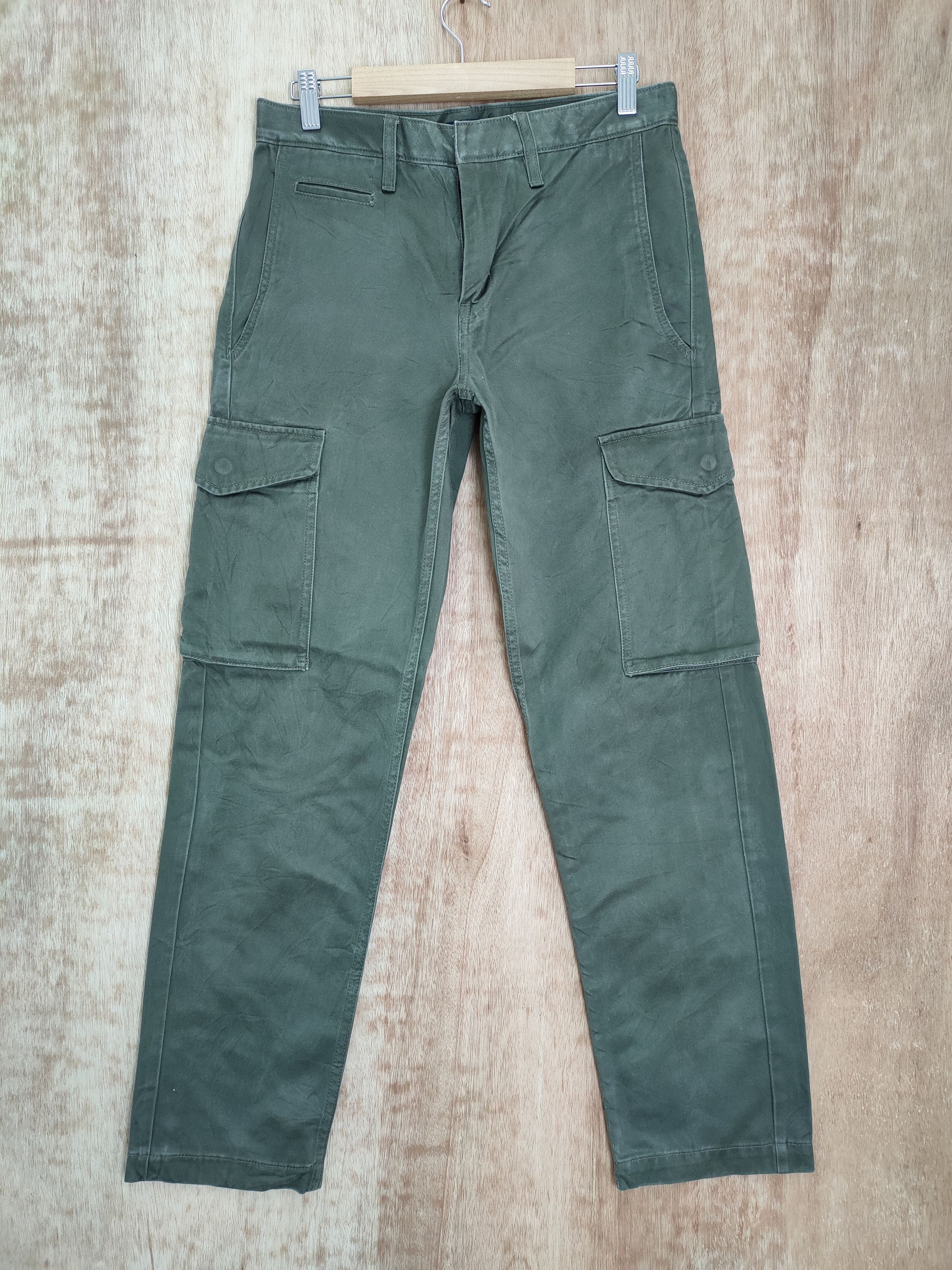 Japanese Brand JAPANESE GREEN CARGO PANTS / TACTICAL PANTS Size US 29 - 9 Thumbnail