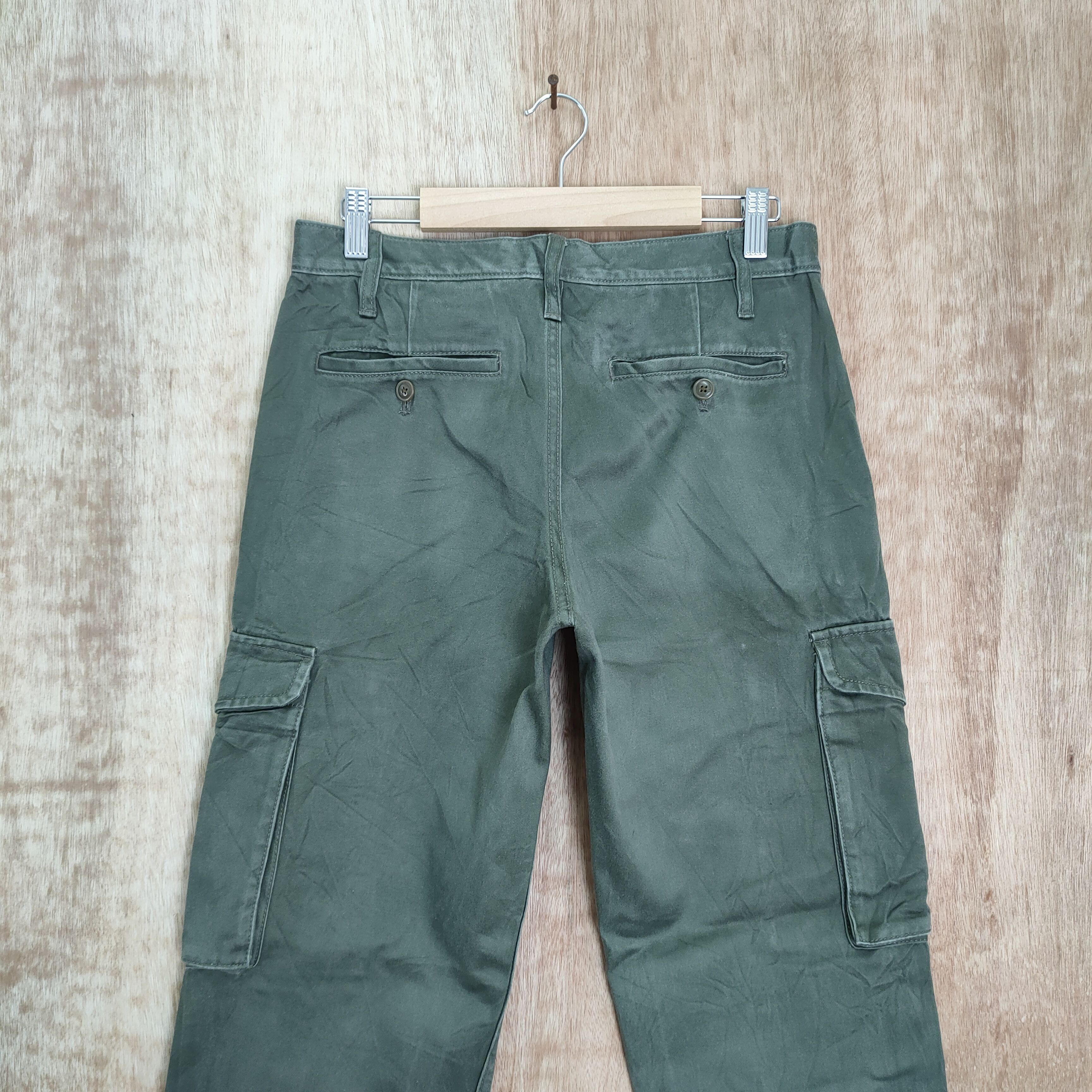 Japanese Brand JAPANESE GREEN CARGO PANTS / TACTICAL PANTS Size US 29 - 7 Thumbnail