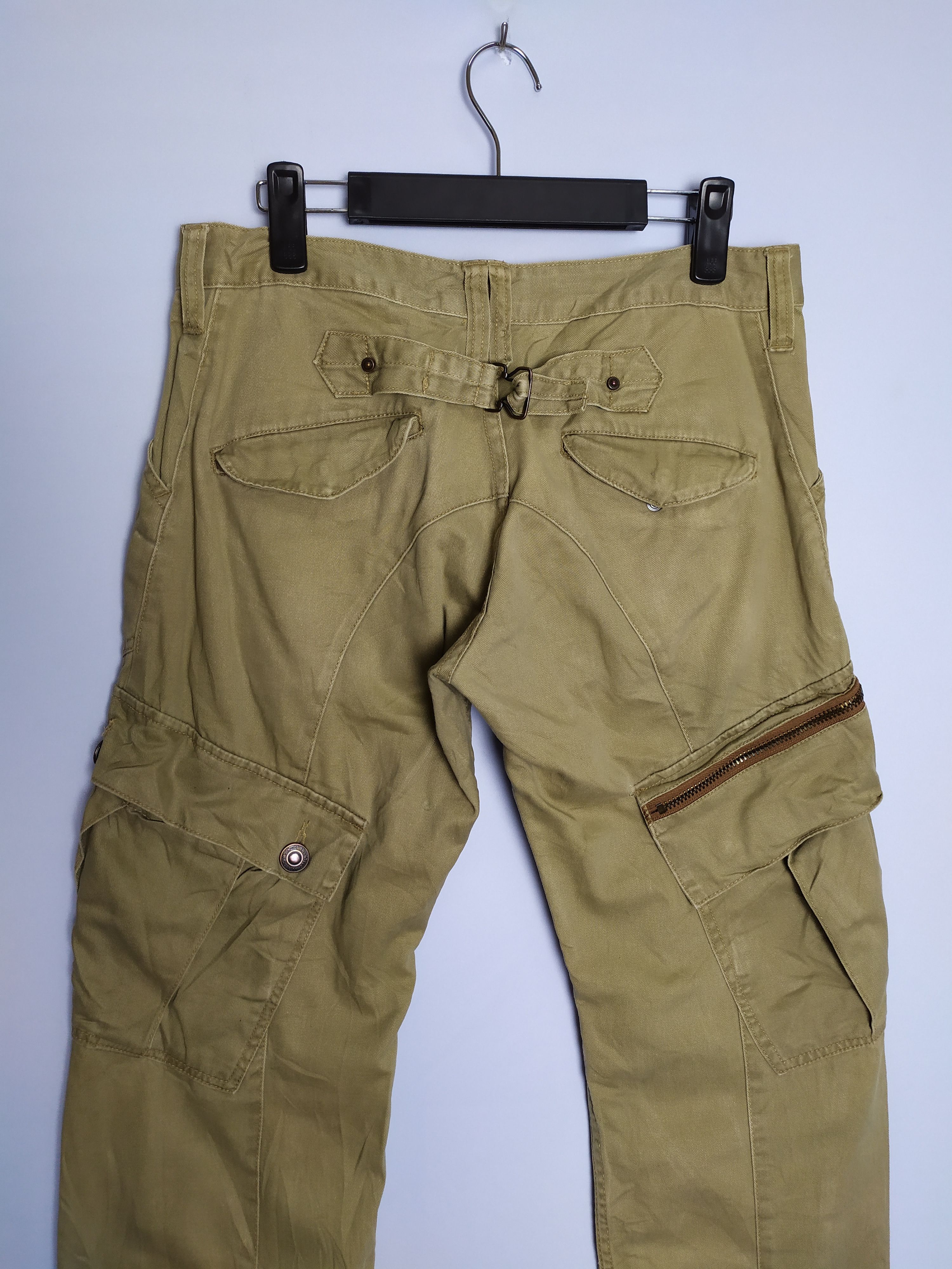 Japanese Brand VINTAGE DOMINATED HANDCRAFTED FADED CARGO PANTS Size US 32 / EU 48 - 10 Thumbnail