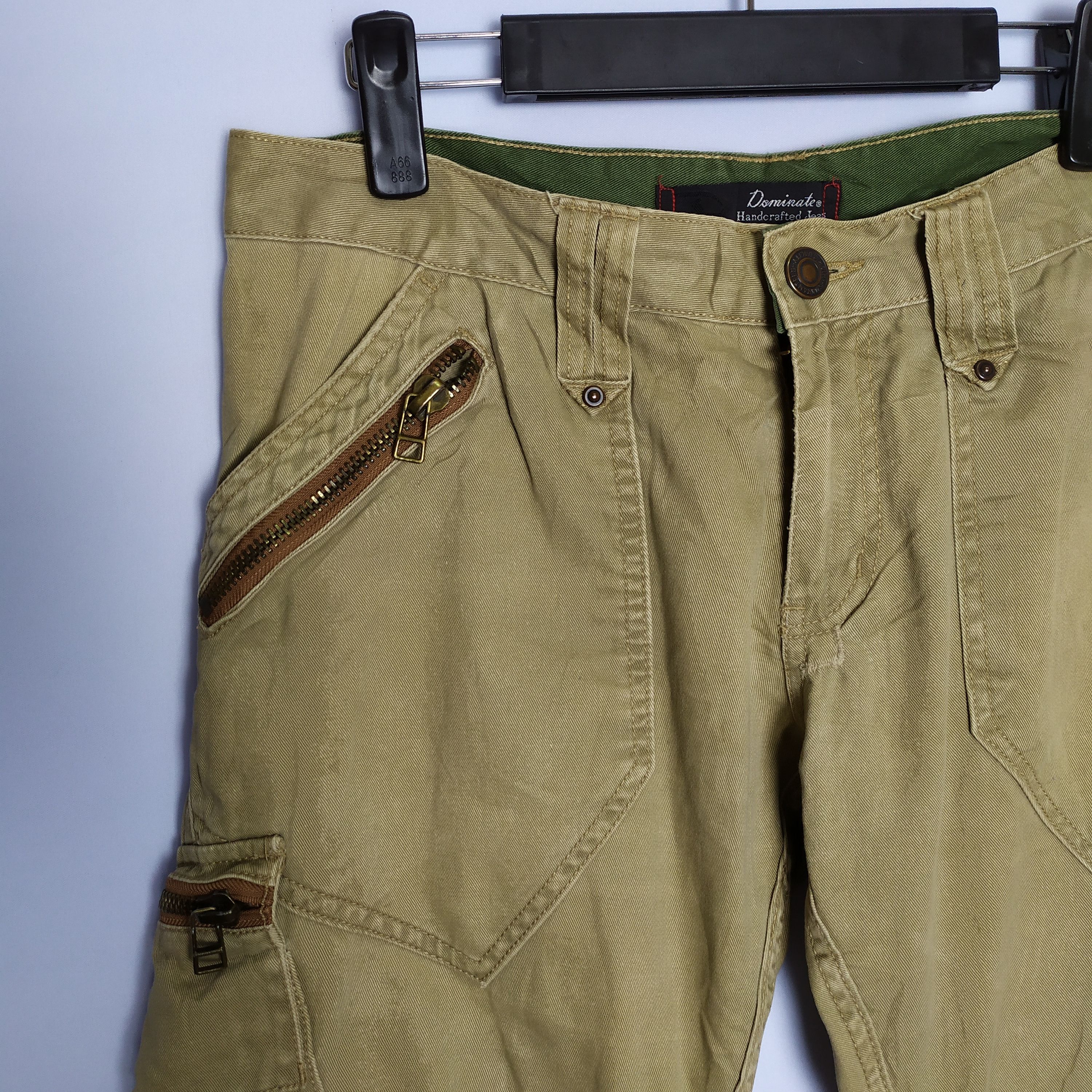 Japanese Brand VINTAGE DOMINATED HANDCRAFTED FADED CARGO PANTS Size US 32 / EU 48 - 3 Thumbnail