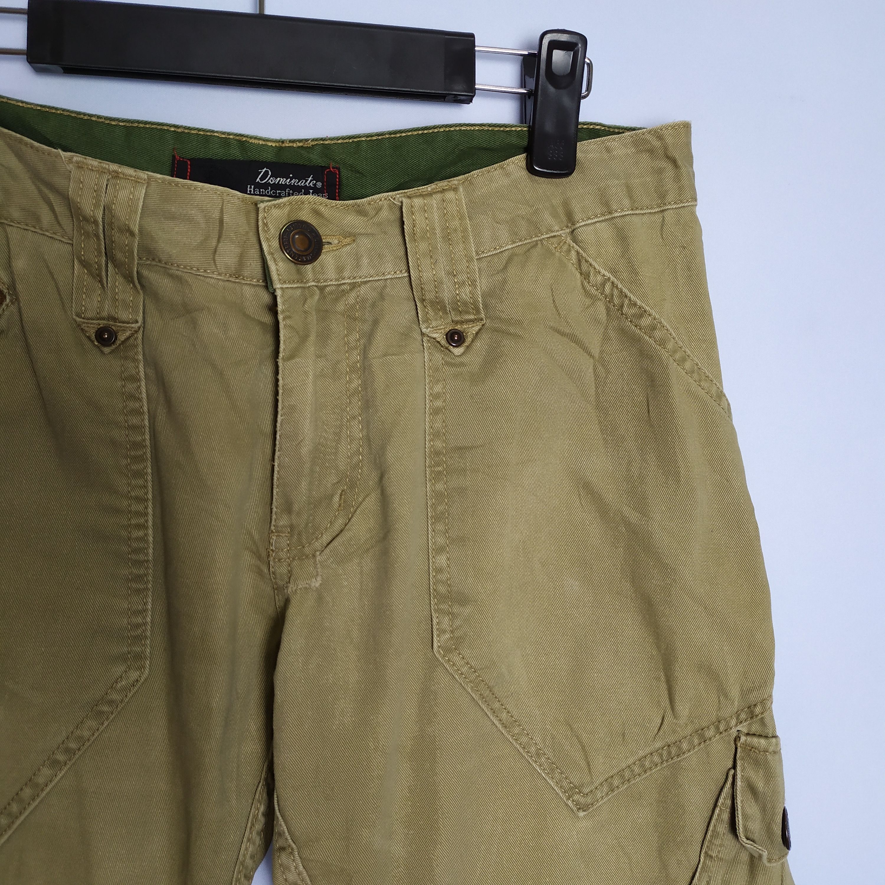 Japanese Brand VINTAGE DOMINATED HANDCRAFTED FADED CARGO PANTS Size US 32 / EU 48 - 2 Thumbnail