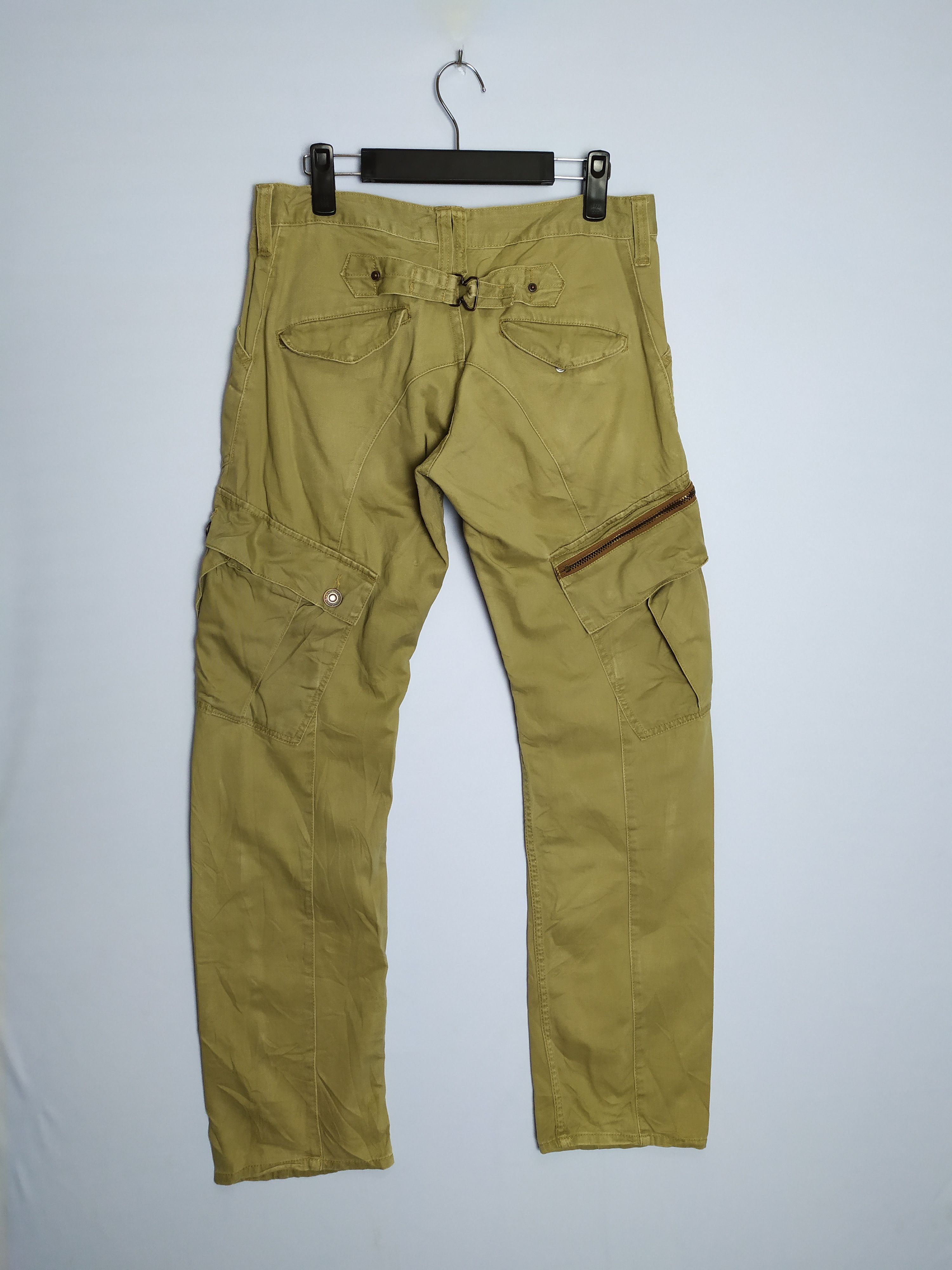 Japanese Brand VINTAGE DOMINATED HANDCRAFTED FADED CARGO PANTS Size US 32 / EU 48 - 11 Thumbnail