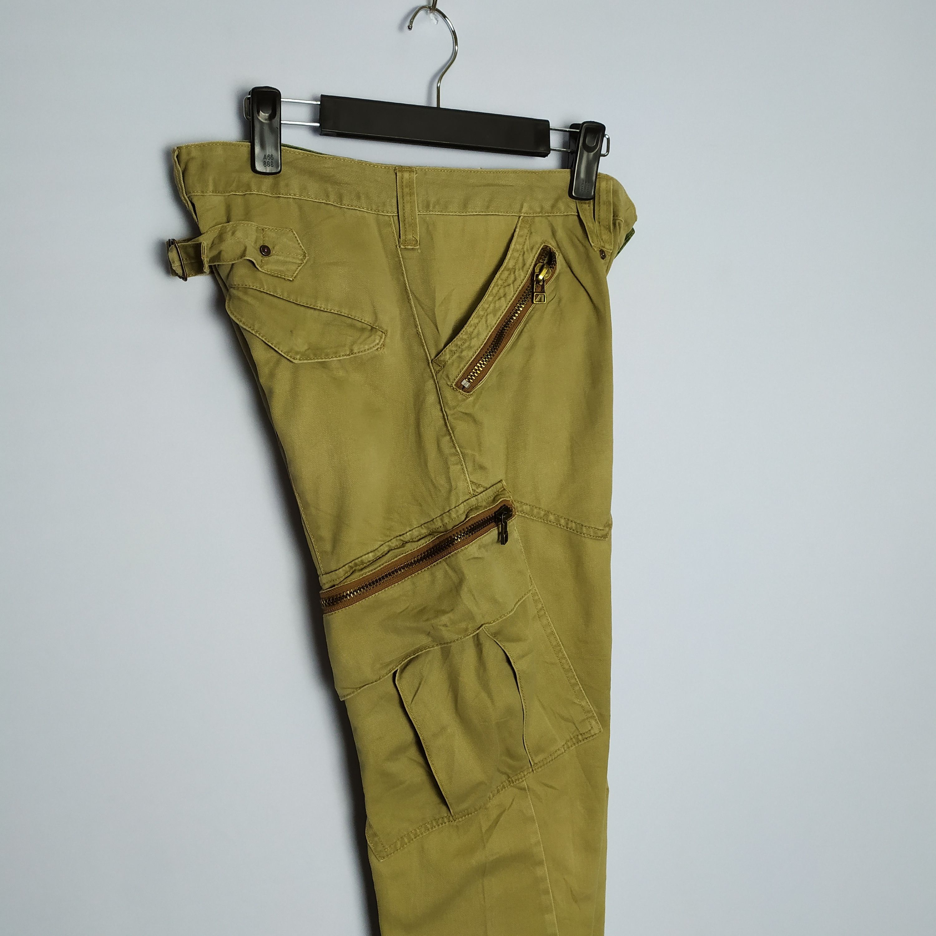 Japanese Brand VINTAGE DOMINATED HANDCRAFTED FADED CARGO PANTS Size US 32 / EU 48 - 13 Thumbnail