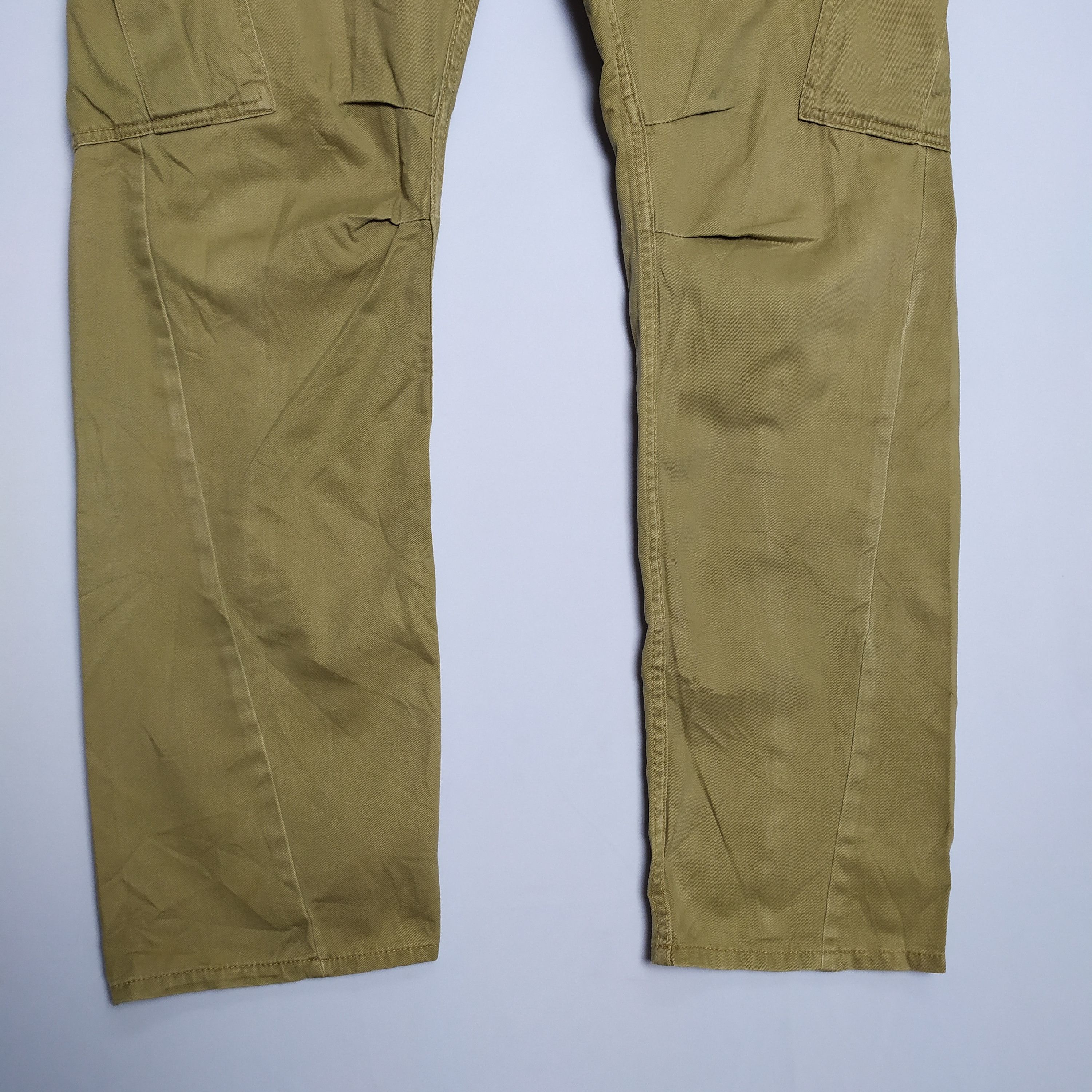 Japanese Brand VINTAGE DOMINATED HANDCRAFTED FADED CARGO PANTS Size US 32 / EU 48 - 6 Thumbnail