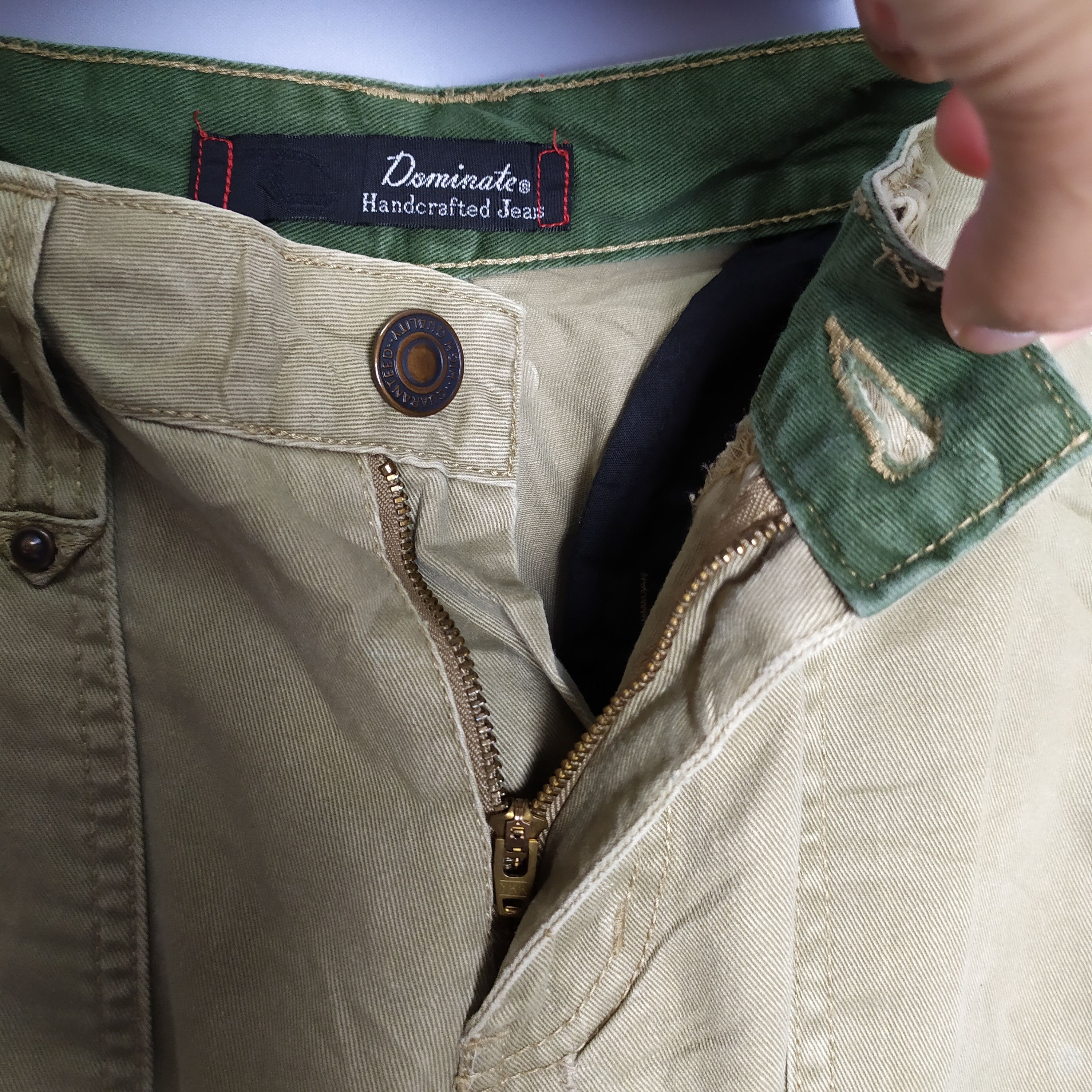 Japanese Brand VINTAGE DOMINATED HANDCRAFTED FADED CARGO PANTS Size US 32 / EU 48 - 17 Thumbnail