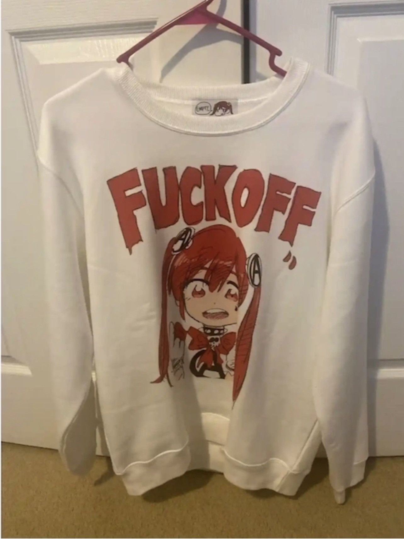 Japanese Brand Jun inagawa Fuck off Sweater Size US L / EU 52-54 / 3 - 2 Thumbnail