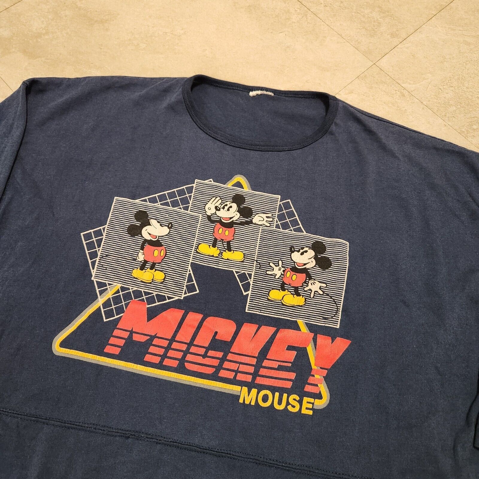 Disney VTG 80s Mickey Mouse Disney Virtual Cyberspace Futuristic Womens ...