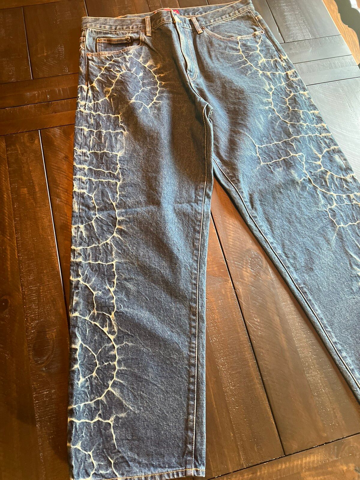 Supreme Supreme SS23 Shibori Loose Fit Jean Indigo | Grailed