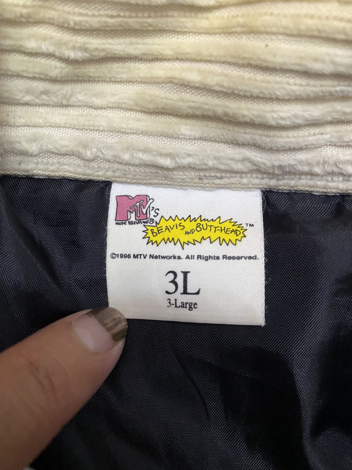 Mtv Vintage 90s Beavis and Butthead Corduroy Jacket Size US L / EU 52-54 / 3 - 6 Thumbnail