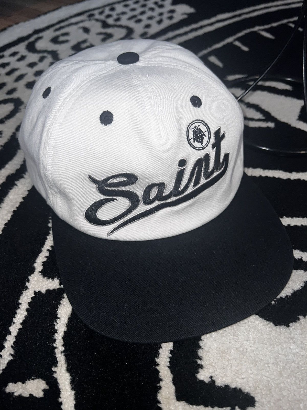 Saint Michael Saint Michael Flat Brim Public Enemy Dad Cap Size ONE SIZE - 2 Thumbnail