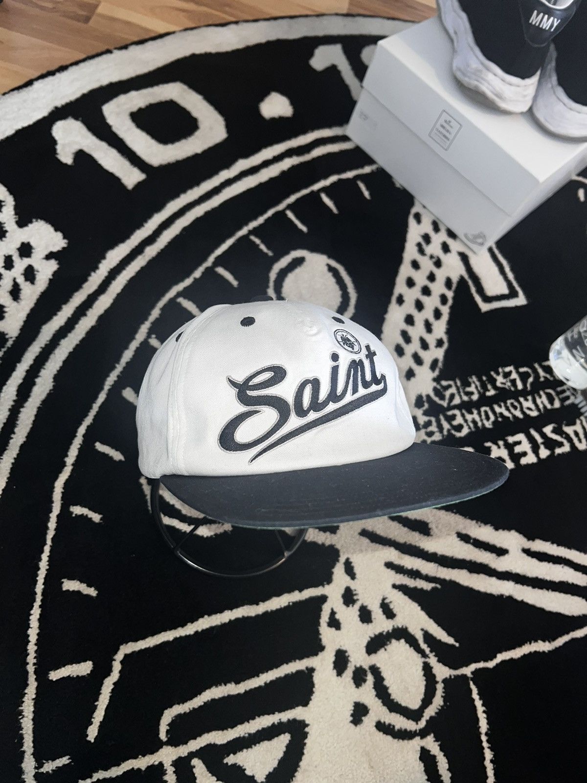Saint Michael Saint Michael Flat Brim Public Enemy Dad Cap Size ONE SIZE - 3 Thumbnail