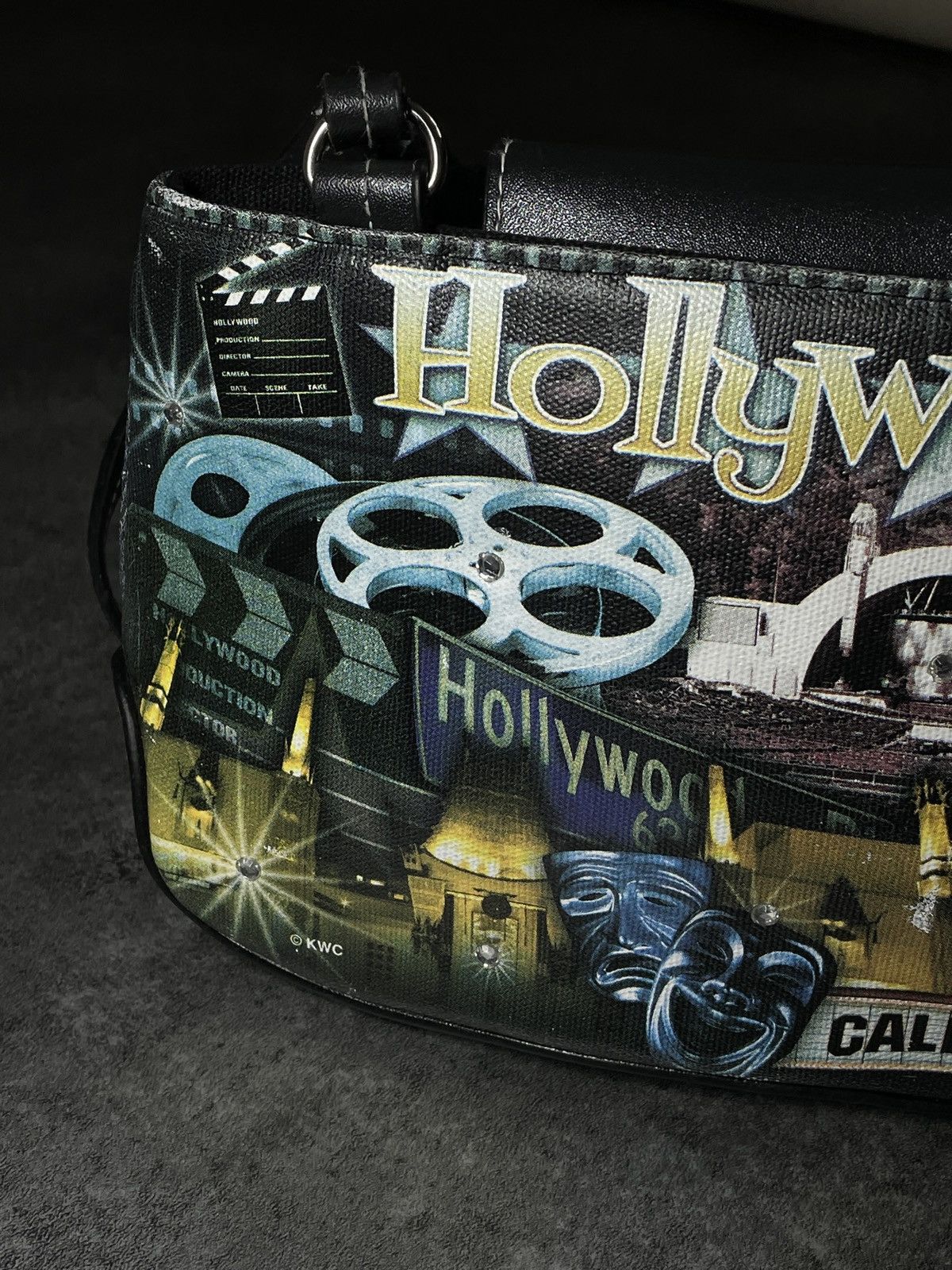 Vintage 💥RARE💥Vintage Y2K Bag Hollywood Streetwear Shiny Hype Rare Size ONE SIZE - 4 Thumbnail
