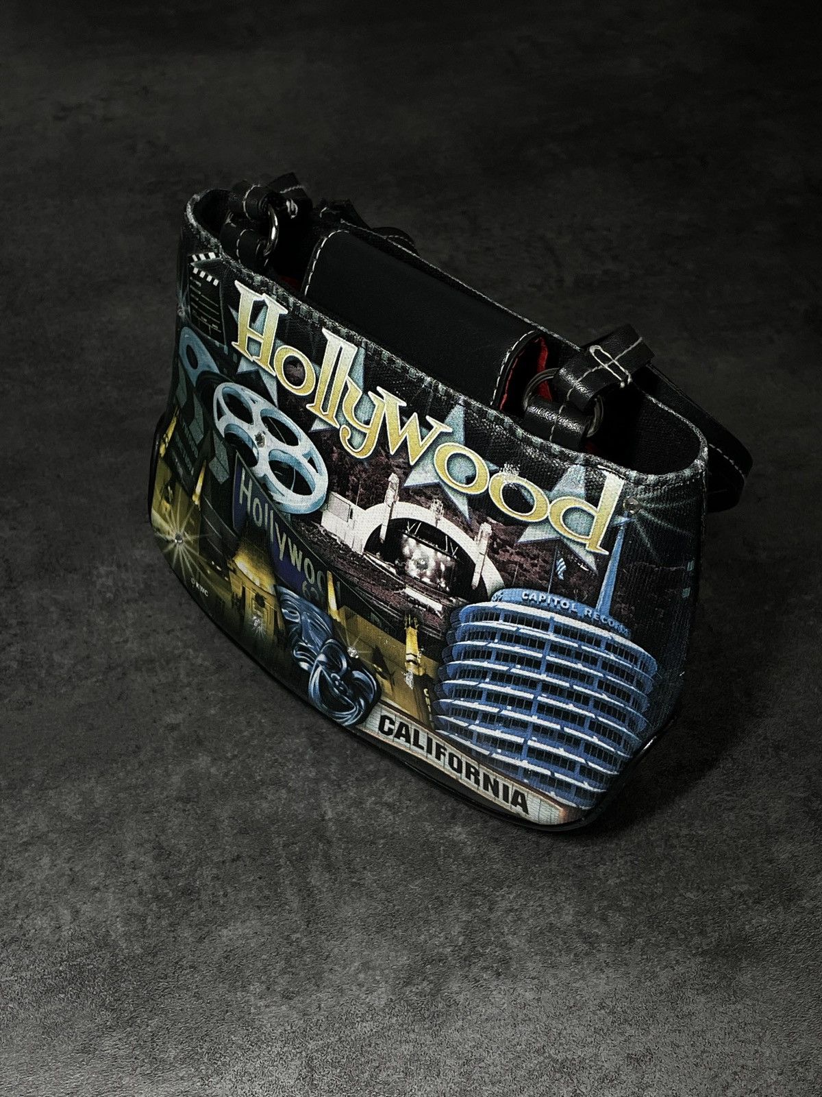 Vintage 💥RARE💥Vintage Y2K Bag Hollywood Streetwear Shiny Hype Rare Size ONE SIZE - 3 Thumbnail