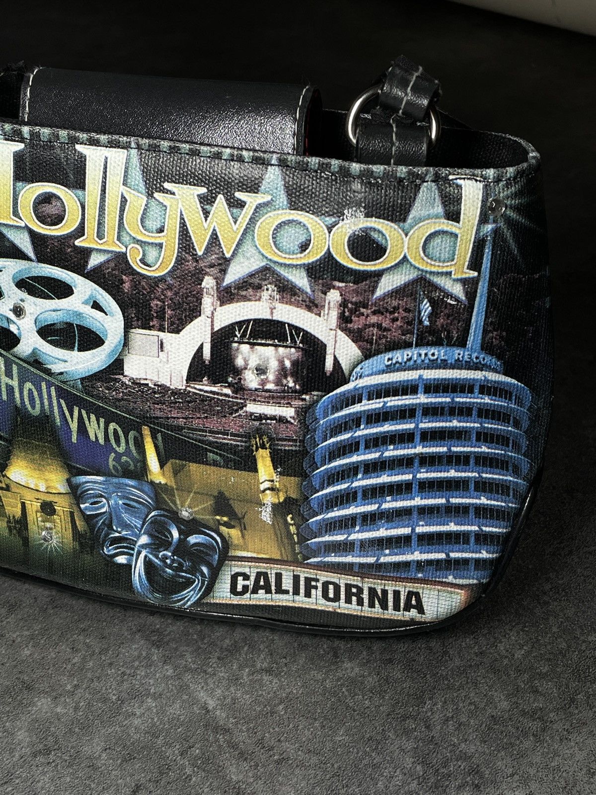 Vintage 💥RARE💥Vintage Y2K Bag Hollywood Streetwear Shiny Hype Rare Size ONE SIZE - 5 Thumbnail