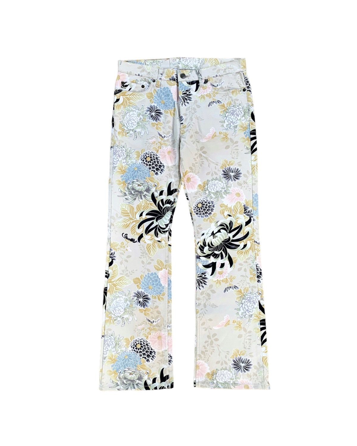 Art Comes First Glamdy Floral Pants Size US 30 / EU 46 - 1 Thumbnail