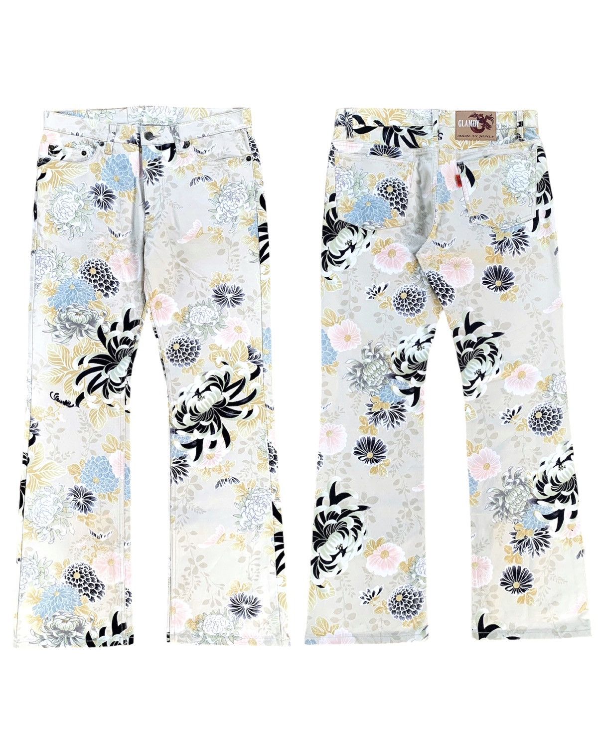Art Comes First Glamdy Floral Pants Size US 30 / EU 46 - 9 Thumbnail