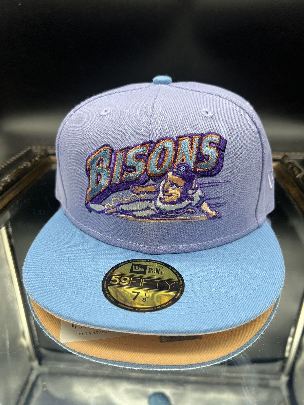 Bisons lavender fitted newest hat