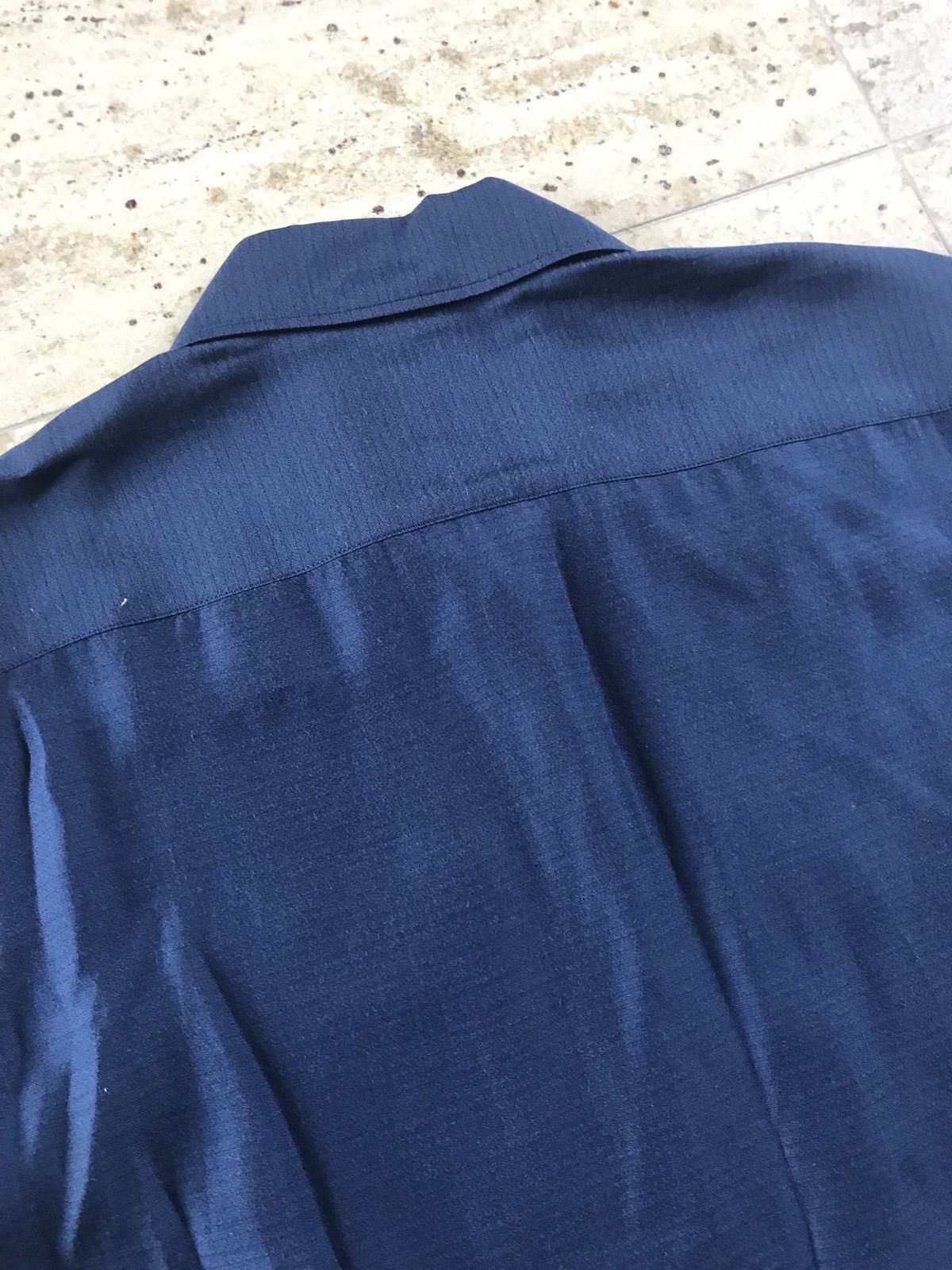 Vivienne Westwood o1rshd Silk Blend Button Up, SS In Navy Size US M / EU 48-50 / 2 - 15 Thumbnail