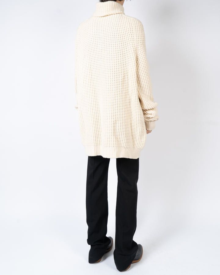 Haider Ackermann FW15 Ivory Oversized Turtle Neck Knit Size US S / EU 44-46 / 1 - 3 Thumbnail