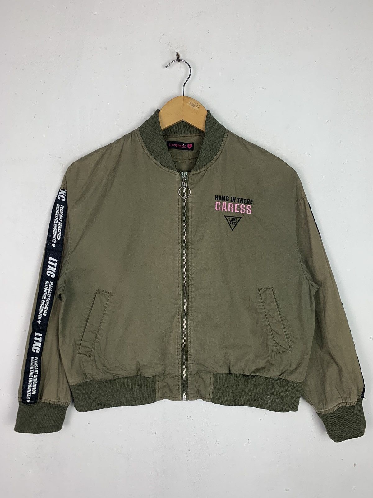 Japanese Brand × Vintage Vintage Japanese Brand Bomber jacket by Lovetoxic Size US M / EU 48-50 / 2 - 1 Thumbnail