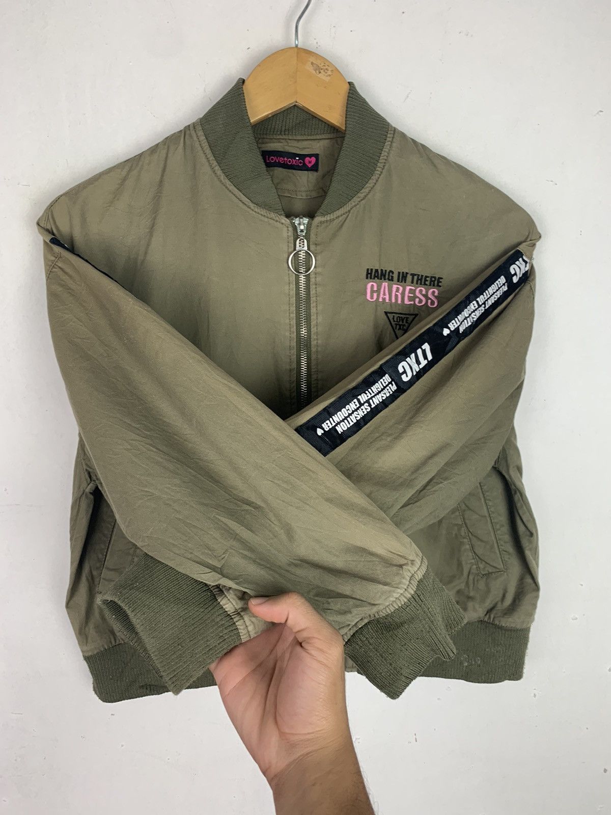 Japanese Brand × Vintage Vintage Japanese Brand Bomber jacket by Lovetoxic Size US M / EU 48-50 / 2 - 7 Thumbnail