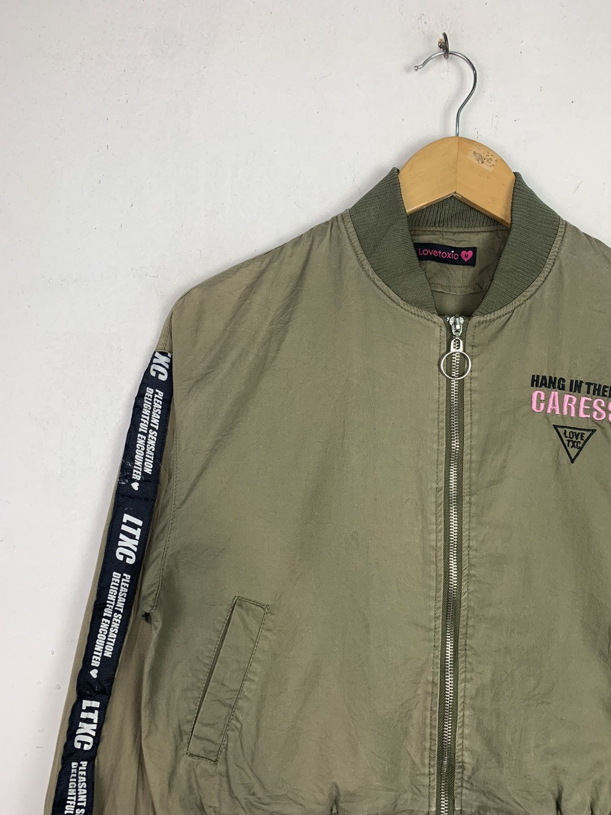 Japanese Brand × Vintage Vintage Japanese Brand Bomber jacket by Lovetoxic Size US M / EU 48-50 / 2 - 3 Thumbnail