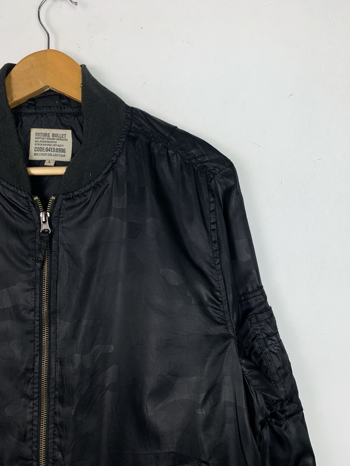 Japanese Brand × Vintage Vintage Future Bullet Military Collection Bomber Jacket Size US L / EU 52-54 / 3 - 4 Thumbnail