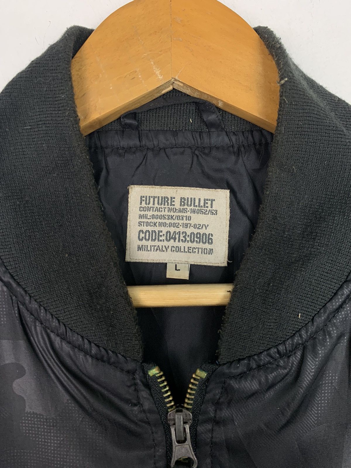 Japanese Brand × Vintage Vintage Future Bullet Military Collection Bomber Jacket Size US L / EU 52-54 / 3 - 6 Thumbnail