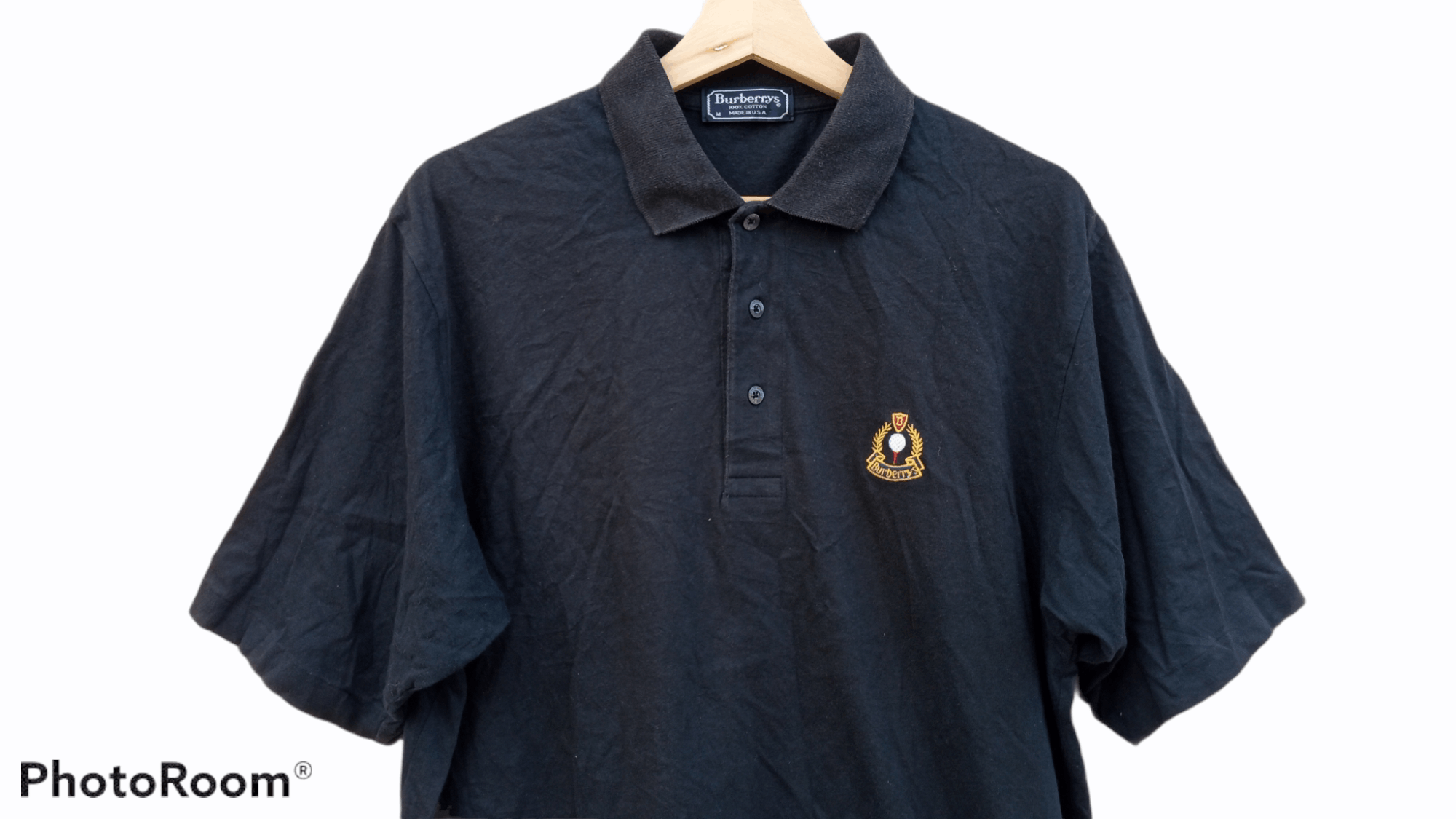 Burberry × Vintage 🔥🔥Vintage Burberrys Embroidered Logo T-Shirt Size US M / EU 48-50 / 2 - 9 Thumbnail