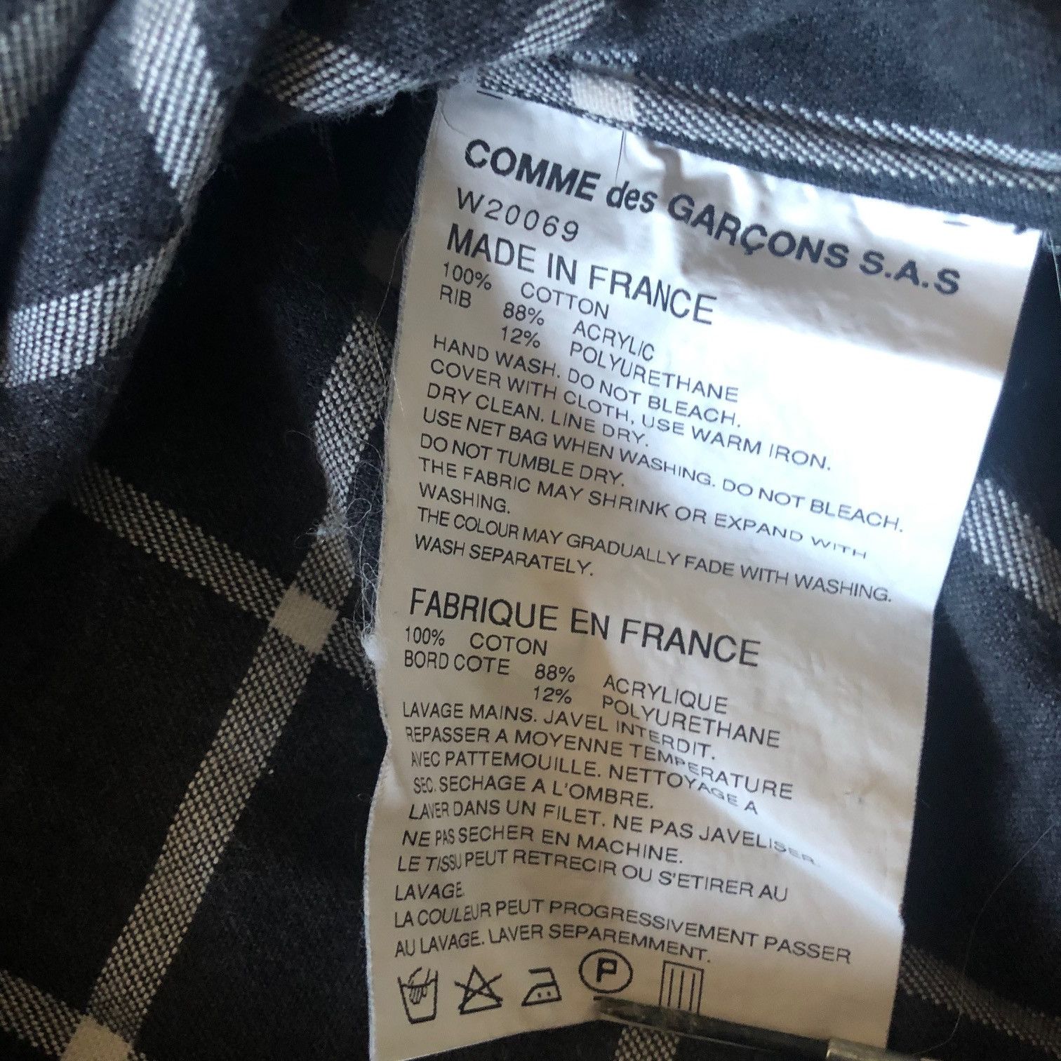 Comme des Garcons COMME des GARCONS SHIRT Check Flannel Shirt Size US XL / EU 56 / 4 - 6 Thumbnail